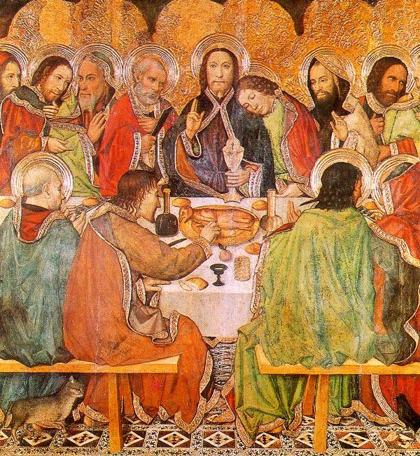 Jaime Huguet Last Supper oil painting image
